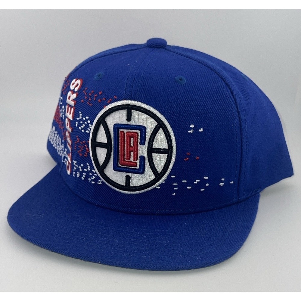 Los Angeles Clippers Blue Mitchell & Ness SnapBack Hat - Very Clean